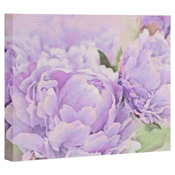 Lisa Argyropoulos Lavender Peonies Art Canvas by Deny Designs