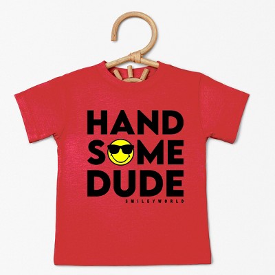 The Juniper Shop SmileyWorld Handsome Dude Sunglasses Toddler Short Sleeve Tee