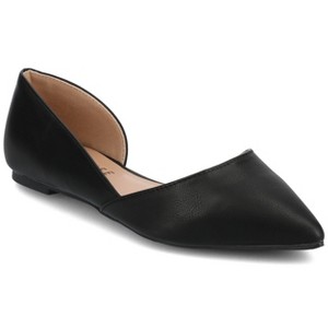 Journee Collection Women's Cortni Slip On Pointed Toe D'Orsay Flats - 1 of 4