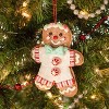 Gloria Duchin Clay Frosted White Gingerbread Tree Ornament - 3 of 3