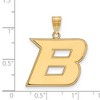 Black Bow Jewelry 10k Yellow Gold Boise State Broncos NCAA Large Pendant - 2 of 3