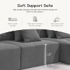 YOOCOZZ   Fully Compressed 105.5" L-Shaped Sectional Sofa - 2 of 4