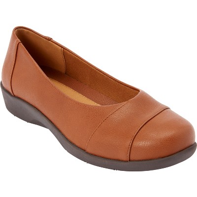 Comfortview Women's The Gab Slip On Flat (Wide Widths Available)