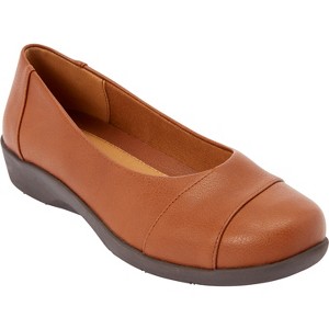 Comfortview Women's The Gab Slip On Flat (Wide Widths Available) - 1 of 4