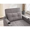 CAVINAS 3 in 1 Chair Bed Sleeper for Adults, Modern Futon Sofa Bed, Pull-out Convertible Couch for Living Room - 4 of 4