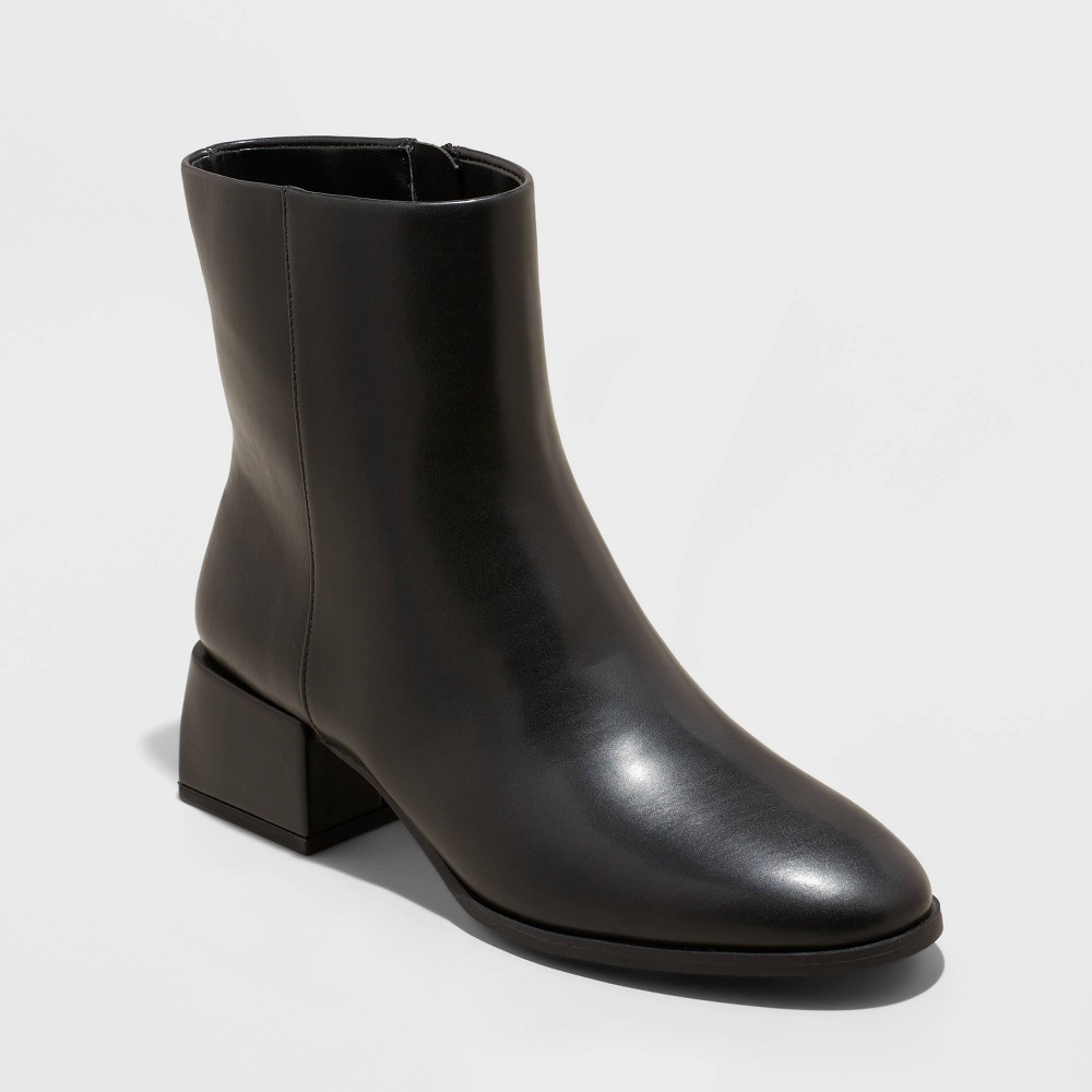 Women's Emmy Dress Boots - A New Day™ Black 8.5