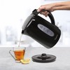 Capresso Large 57-ounce Electric Water Kettle – Black 279.01: 1500W Boil Dry Protection Water Heater Kettle - 2 of 4