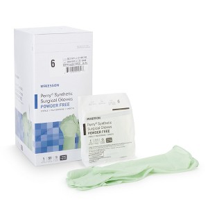 McKesson Perry Performance Plus Polyisoprene Surgical Glove Standard Cuff Length SIZE 6 - 1 of 4