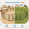 AZL1 Life Concept Pet Crates and Houses Dog Playpen Indoor Fence 16Panel Height Metal Exercise Pen for Outdoor Garden, Black, 184.2"*65.3"*39.3" - 3 of 4