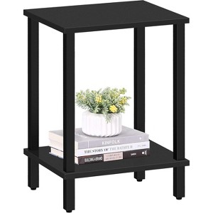 Table, Set of 2, Side Table, Nightstand, 2-Tier Storage Shelf, Sofa Table for Small Space, Living Room, Bed Room - 1 of 4