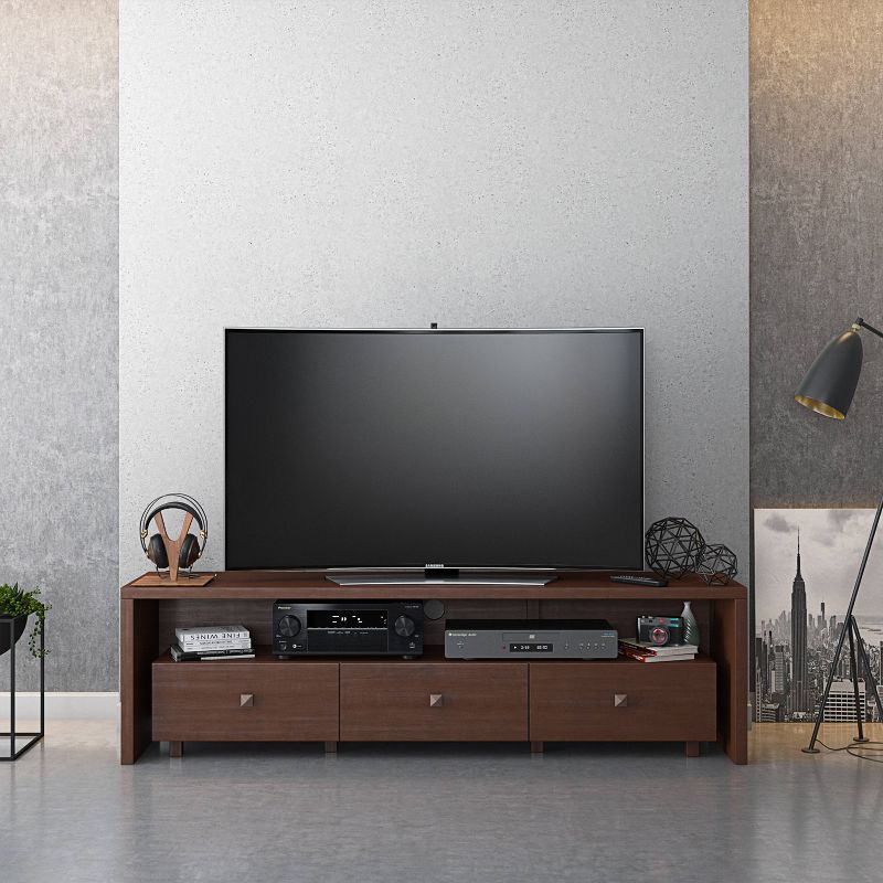 Techni Mobili TV Stand for TVs up to 70&#34; Brown - Hickory, 5 of 10