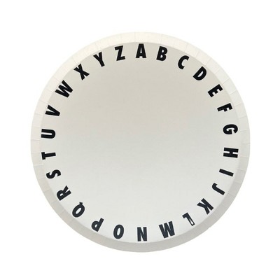 Daydream Society - School Days Large ABC Plates - Pack of 8 Paper Plates