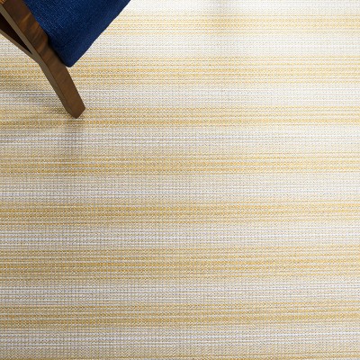 Ivory Gold Nomadic Stripe 8' x 10' Synthetic Area Rug