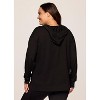 RBX Active Women's Ultra Lightweight French Terry V-Neck Hoodie Tunic Sweatshirt with Pocket - 2 of 4