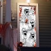 Joyfy Halloween Scary Skeleton Door Cover, 30’’x72’’ Haunted House Decor for Doors Windows Walls, Peel & Stick Decal Halloween Party Supplies & Favors - 2 of 4