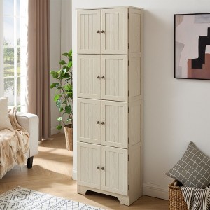 KTMBDW Storage Cabinet, Pantry Cabinet Kitchen Storage, Bathroom Storage Cabinet - 1 of 4