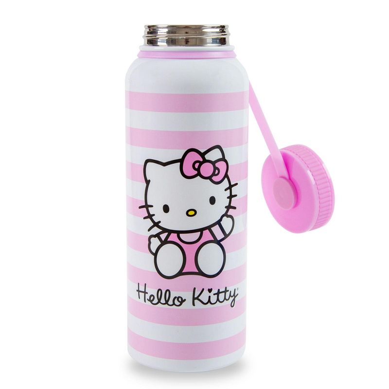 Silver Buffalo Sanrio Hello Kitty Pink Stainless Steel Water Bottle | Holds 42 Ounces, 2 of 10