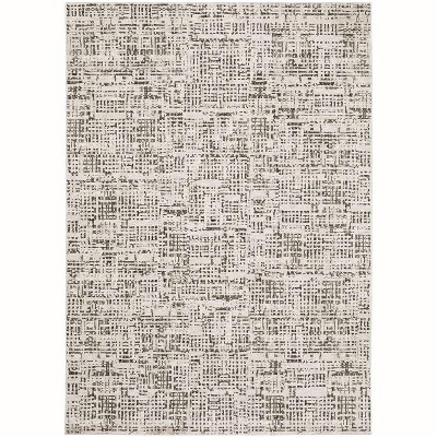 Oriental Weavers Nebulous 2060W Ivory/ Grey Indoor Area Rug - 3'3" x 5'