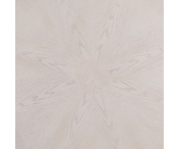Lena Traditional Round End Table Oak - Aiden Lane