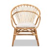 Benicia Rattan Dining Chair Brown - bali & pari - image 2 of 4