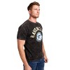 Harry Potter Ravenclaw Varsity Men's Blue Vintage Mineral Wash Crew Neck Short Sleeve T-shirt - 2 of 4