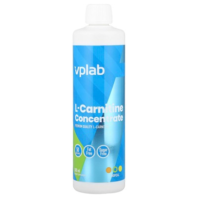 Vplab L-Carnitine Concentrate, Tropical , 500 ml