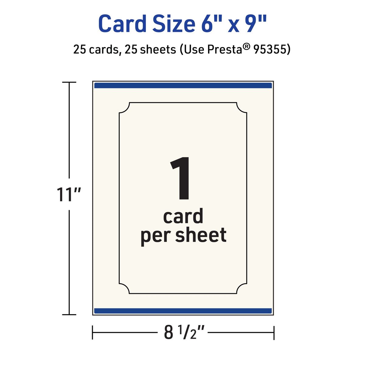 Avery Matte Ivory Postcards, 6" x 9" Rectangle Scalloped Edge - thumbnail 10
