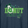 Women's - Disney - Donut Pinch Me Lightweight French Terry Wide Neck Long Sleeve Shirt - 2 of 4
