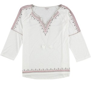 P.J. Salvage Womens Embroidered Pajama Sleep T-shirt - 1 of 2