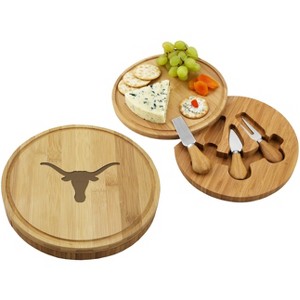 NCAA Texas University at Austin  Longhorns Bamboo Cheese, Charcuterie Board - 1 of 4