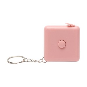 Unique Bargains Tape Measures +/-5% Accuracy ABS Plastic Pink 1.85"x1.85"x0.67" 1 Pcs - 1 of 3