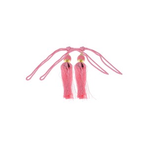 Unique Bargains Tassel Jade Ball Curtain Ties Polyester Imitation Jade 2 Pcs - 1 of 4