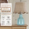 Maxax 16.5" Modern Country Ceramic Table Lamp For Living Room/bedroom - 3 of 4