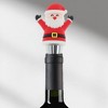 Unique Bargains Santa Claus Bottle Stopper Zinc Alloy ABS Silicone 1 Pc - 2 of 3