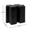 MAYEERTY 1 Pack Modular Puzzle Side Table, MGO Artistic End Table for Indoor Outdoor Living Room, Patio - 4 of 4