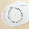 Girl's Classic Link Base Bracelet Sterling Silver - In Season Jewelry - 2 of 4
