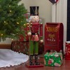 Northlight 23.75" Red and Green Metal Nutcracker Soldier Christmas Decoration - 2 of 4
