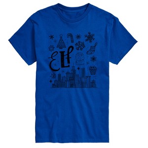 Men's - Elf - Doodle Logo Short Sleeve Graphic T-Shirt - 1 of 4