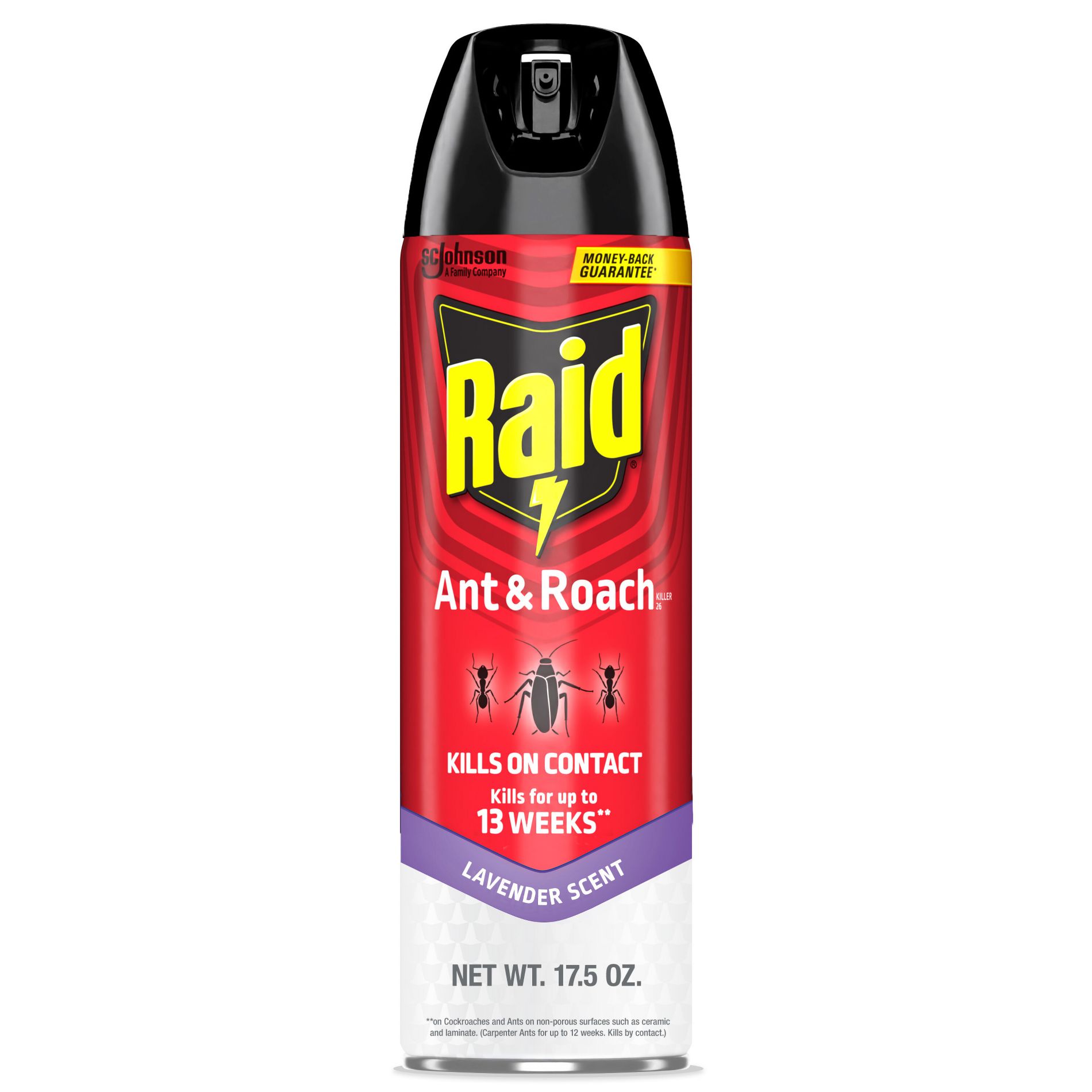 Raid Ant and Roach Killer Indoor Bug Spray - Lavender Scent - 17.5oz