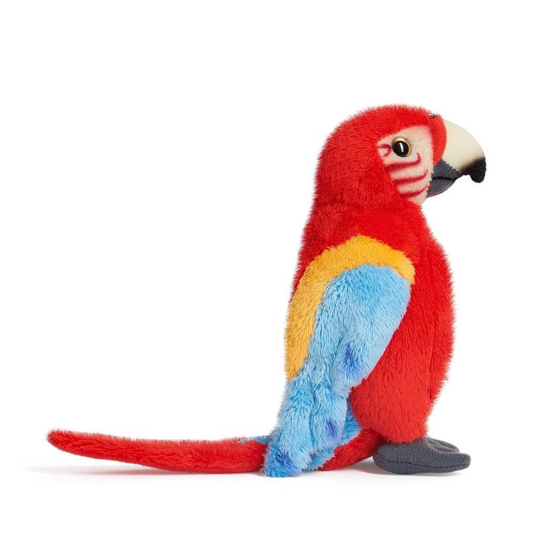 FAO Schwarz 6&#34; Red Parrot Toy Plush, 5 of 13