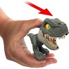 Jurassic World Mighty Little Biters T.Rex Dinosaur Toy with Bite Action, Eye Change, Collectible Figure - 3 of 4