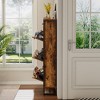 MAYEERTY Shoe Cabinet with 3 Flip Drawers Freestanding Hidden Shoe Organinze with Drawer Metal Handle Shoe Rack for Entryway Living Room Behind - 4 of 4