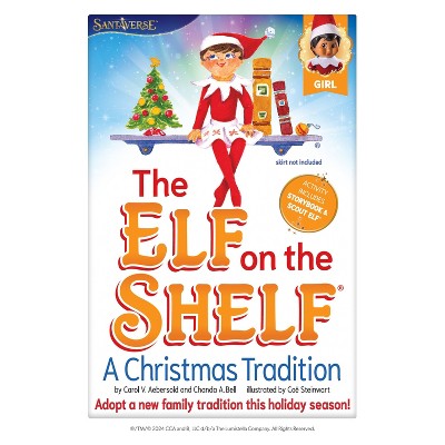 The Elf on the Shelf - Brown Eye Girl Elf - by Chanda Bell (Hardcover)