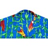 LA LEELA Men's Hawaiian Shirts Short Sleeve Button Down Shirt Mens Casual Shirts Holiday Tropical Beach Party Shirts for Men Funny - 4 of 4