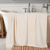 Smart Twist Viscose Cotton Blend Medium Weight Solid Ribbed Towel Set by Blue Nile Mills - 2 of 4