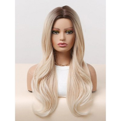 Jessie's Wig 22 Inch Layered Wig Synthetic Hair Brown Gradient Blonde 1 Pc/Pack