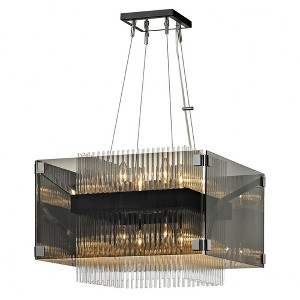 Troy Lighting Apollo 8 - Light Chandelier in  Dark Bronze Smoke Shade - 1 of 1