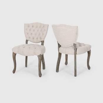 Set of 2 Crosswind Tufted Dining Chair - Christopher Knight Home
