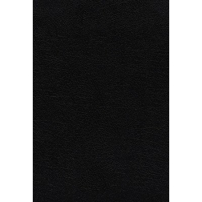 Niv, Thompson Chain-Reference Bible, Handy Size, European Bonded Leather, Black, Thumb Indexed, Red Letter, Comfort Print - by  Zondervan