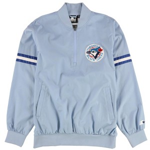 STARTER Mens Toronto Blue Jays Logo Varsity Jacket - 1 of 2